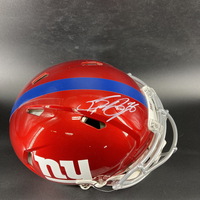 NFL - Giants Saquon Barkley Signed Authentic Flash Speed Helmet