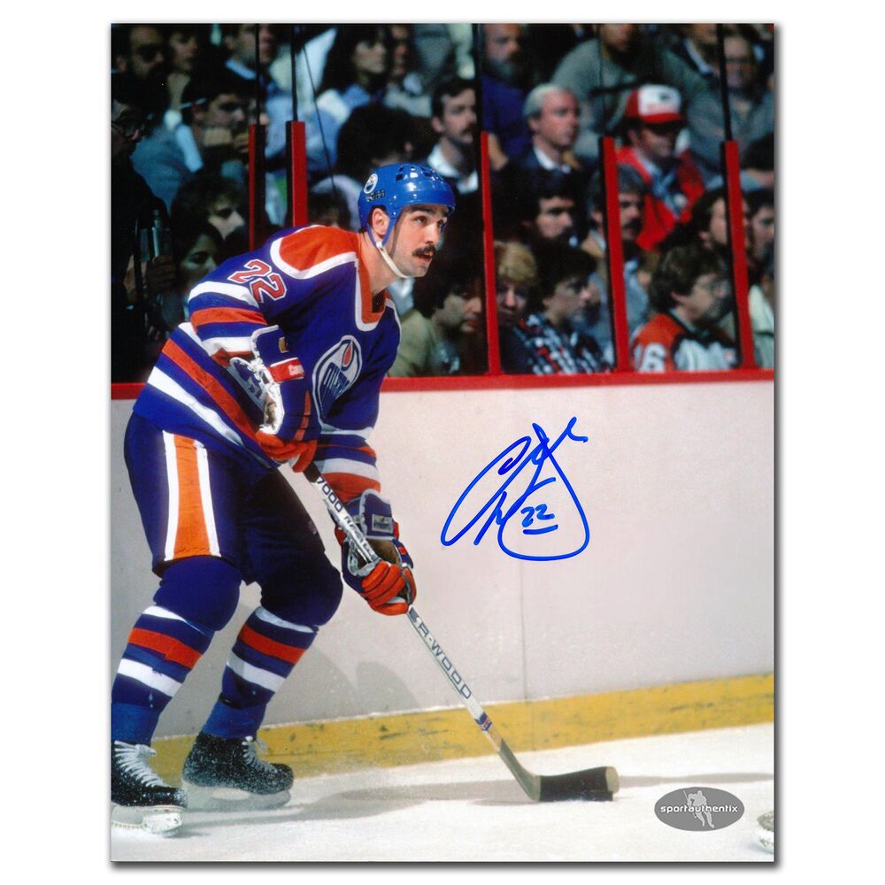 Charlie Huddy Edmonton Oilers Autographed 8x10