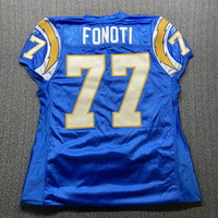 NFL - Chargers Toniu Fonati Game Issued Jersey Size 50