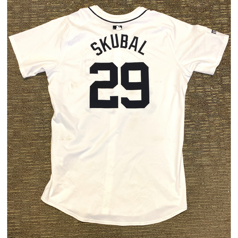 Tarik Skubal #29 Detroit Tigers Game-Used Home Jersey 2024 AL CY