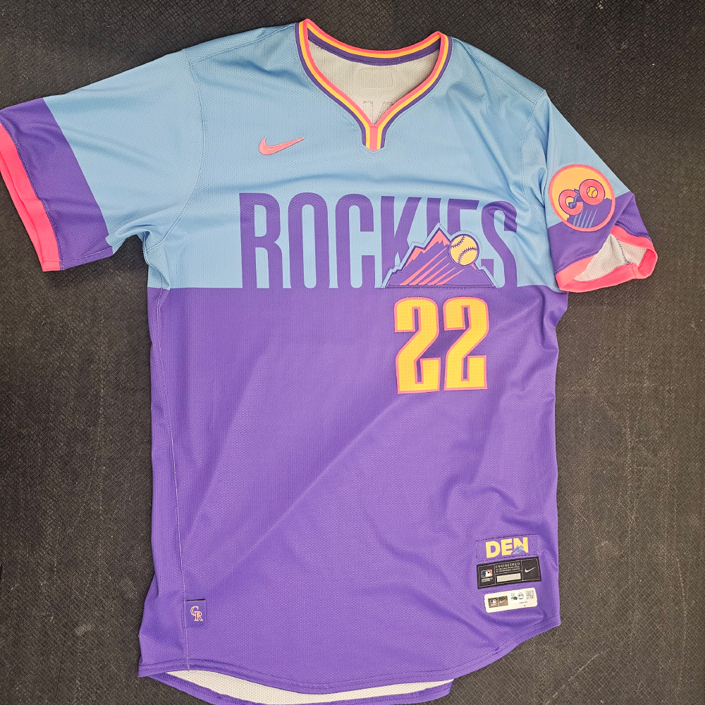 2025 Rockies City Connect Team Issued Jersey - Nolan Jones