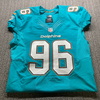NFL - Dolphins Farrington Huguenin Game Cut Jersey Size 44
