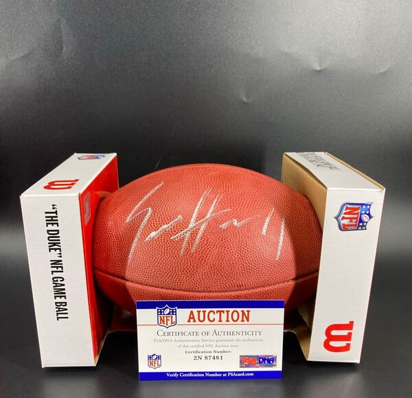 NFL - Commanders Sam Howell Signed Authentic Football