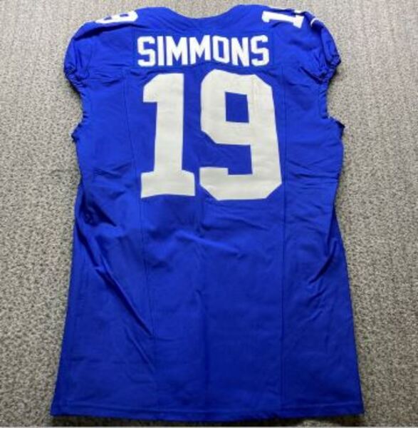 Crucial Catch - Giants Isaiah Simmons Game Worn Jersey (9/26/2024) Size ...