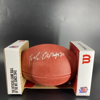 NFL - Steelers Daijun Edwards Signed Authentic Football