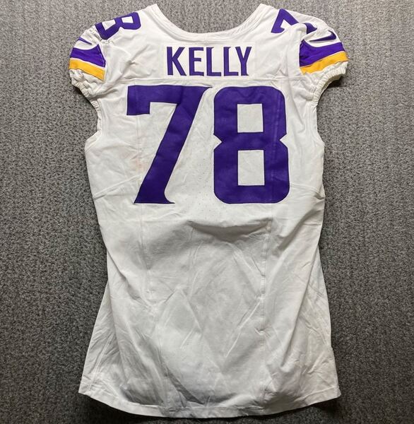 Dublin Games - Vikings Ryan Kelly Game Worn Jersey (9/28/2025) Size 46 W...