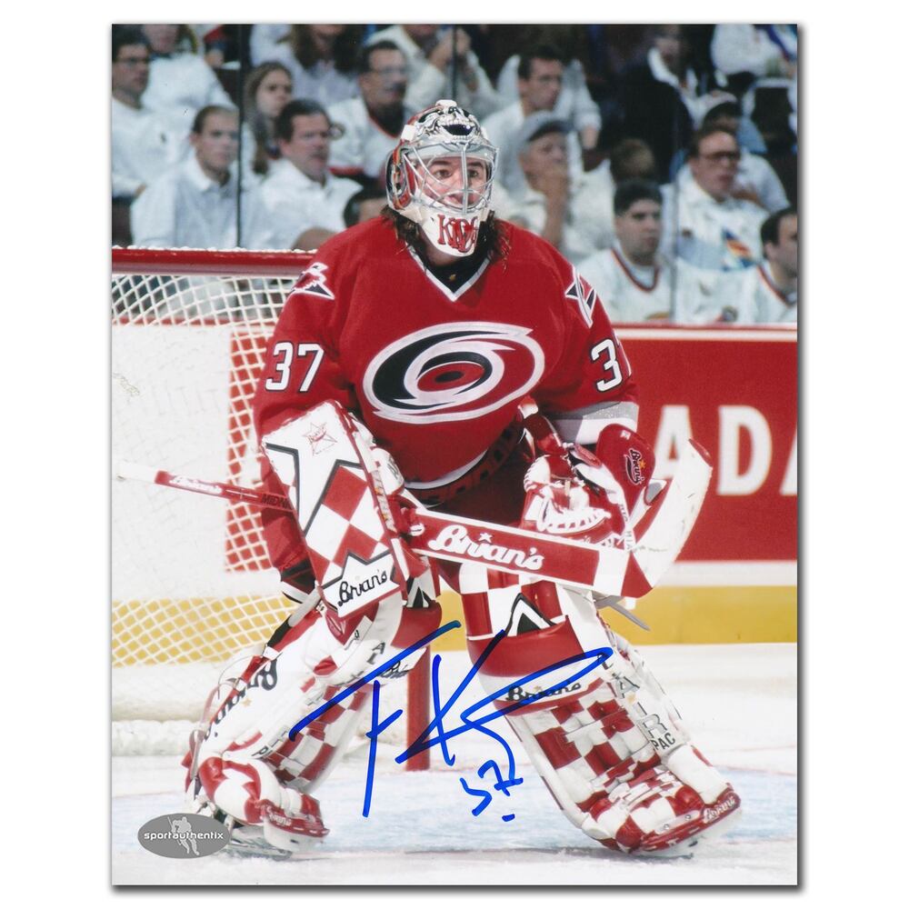 Trevor Kidd Carolina Hurricanes Autographed 8x10