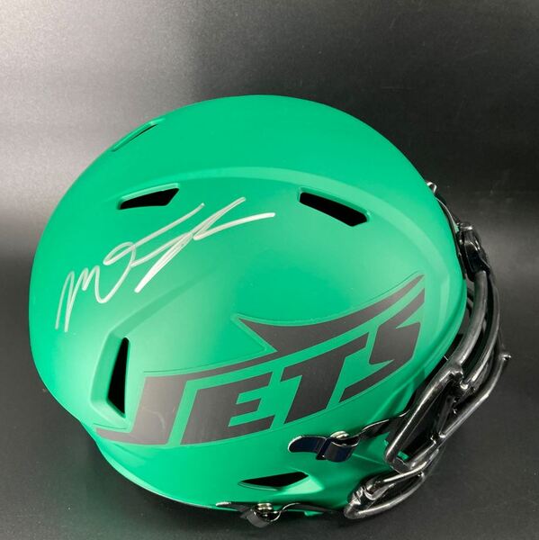 NFL - Jets Mason Taylor Signed Rave Replica Speed Helmet