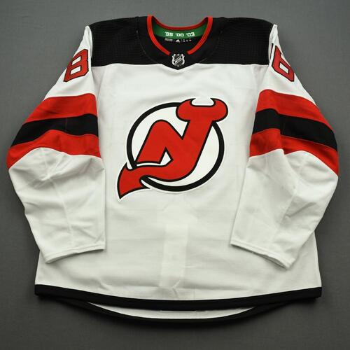 Image of Hughes, Jack<br>White Set 2B<br>New Jersey Devils<br>2019-20<br>#86