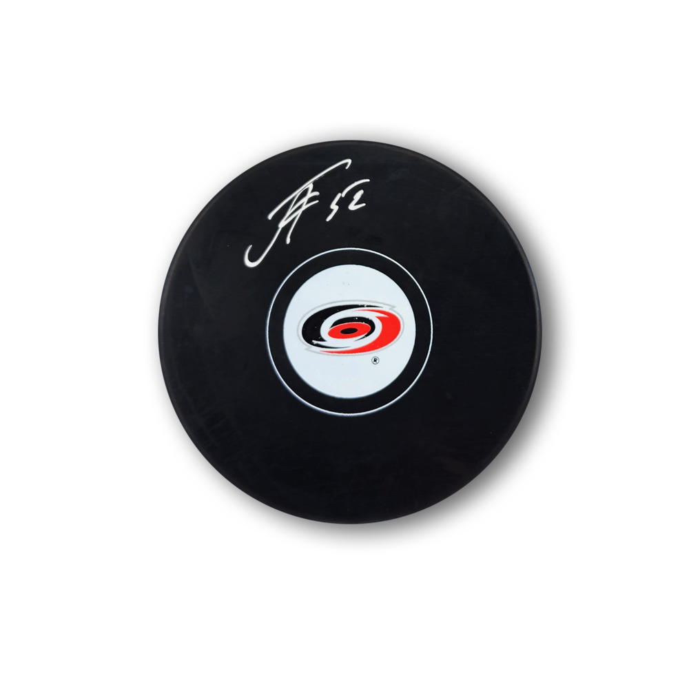 Pyotr Kochetkov Autographed Carolina Hurricanes Hockey Puck