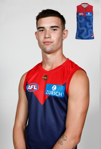 Photo of Melbourne Demons 2026 Indigenous Guernsey - Xavier Taylor #19