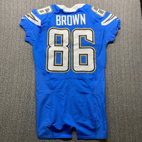 NFL - Chargers Vincent Brown Game Issued Jersey Size 40