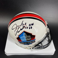 HOF - Bears Jimbo Covert Signed HOF Mini Helmet with HOF 91 Inscription