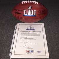 NFL - SB52 game used k ball Eagles vs Patriots (February 4, 2018)