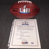 NFL - SB52 game used k ball Eagles vs Patriots (February 4, 2018)