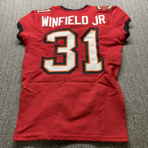 STS - Buccaneers Antoine Winfield Jr Game Worn Jersey 2024 Season Size 4...