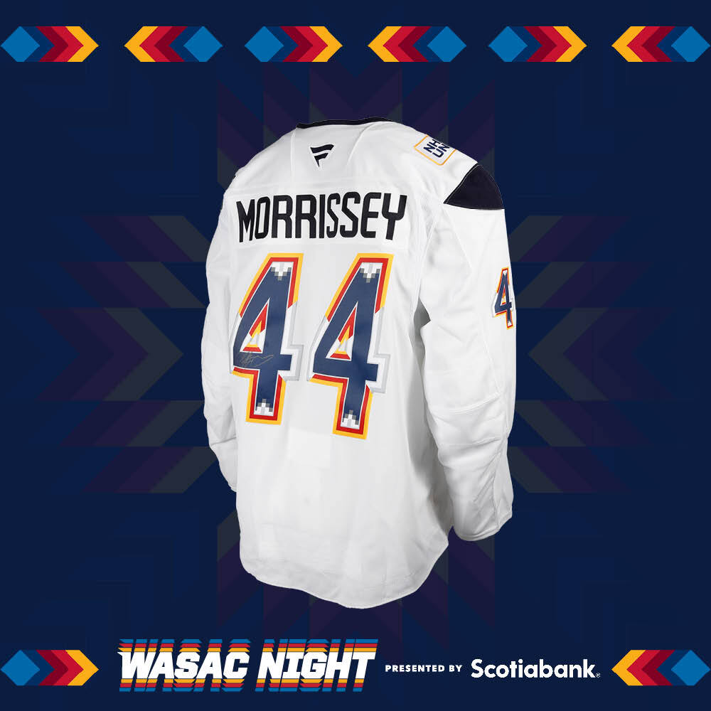 Josh Morrissey #44 Team Issued Limited Edition Autographed WASAC Jersey