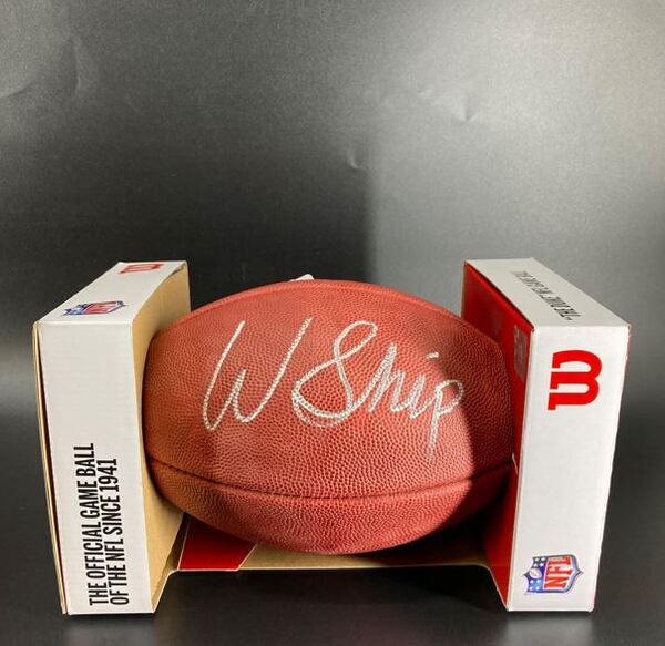 NFL - Eagles Will Shipley Signed Authentic Football