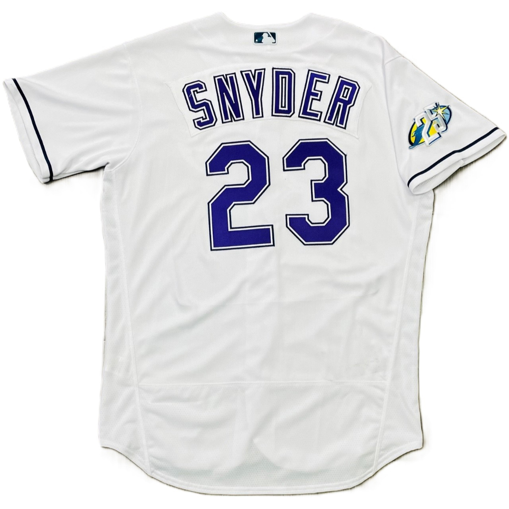 Maillot Tampa Bay Rays White Devil Rays - Taille Large - Officiellement Licencié - Occasion Match