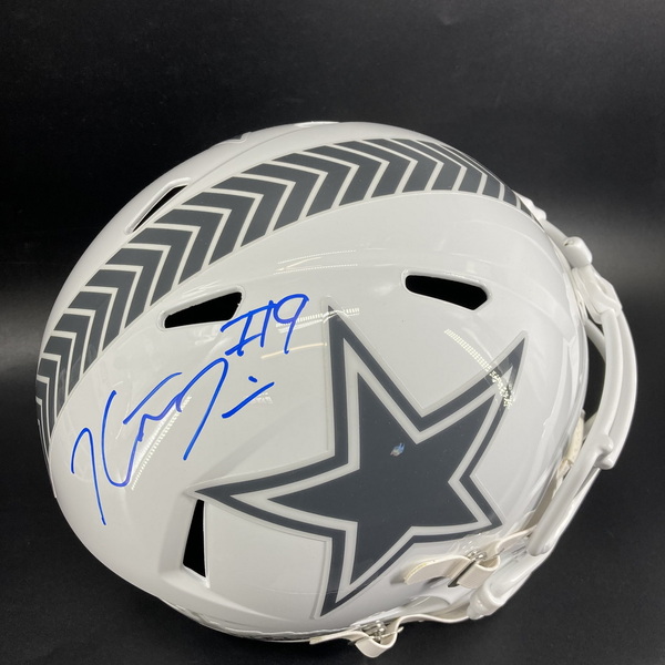 NFL - Cowboys KaVontae Turpin Signed STS Replica Helmet