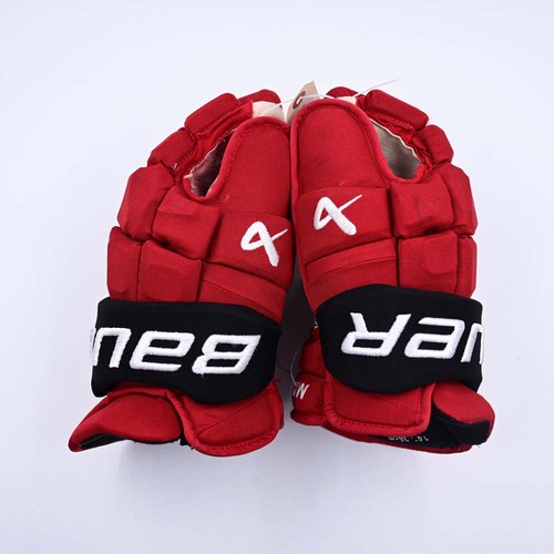 Image of Nemec, Simon<br>Bauer Supreme Mach Gloves<br>New Jersey Devils<br>2025-26<br>#5