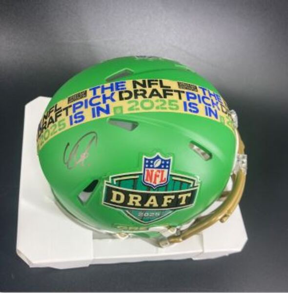 NFL - Packers Mathew Golden Signed NFL Draft Mini Helmet