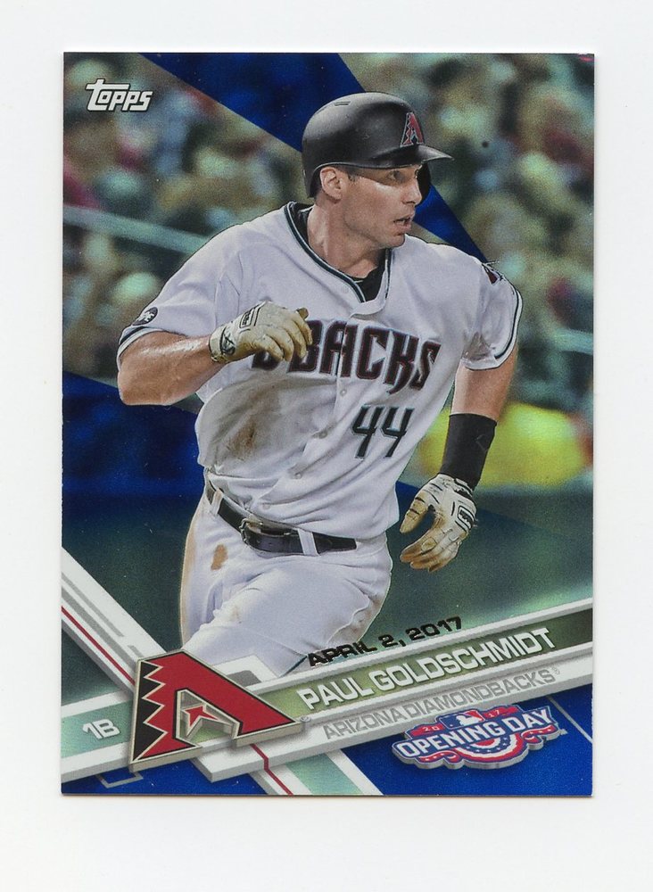 2017 Topps Opening Day Blue Foil #169 Paul Goldschmidt