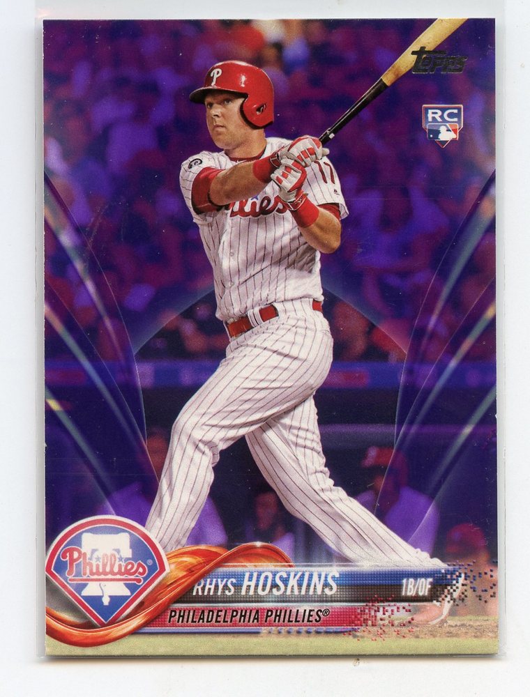 2018 Topps Toys R Us Purple #259 Rhys Hoskins