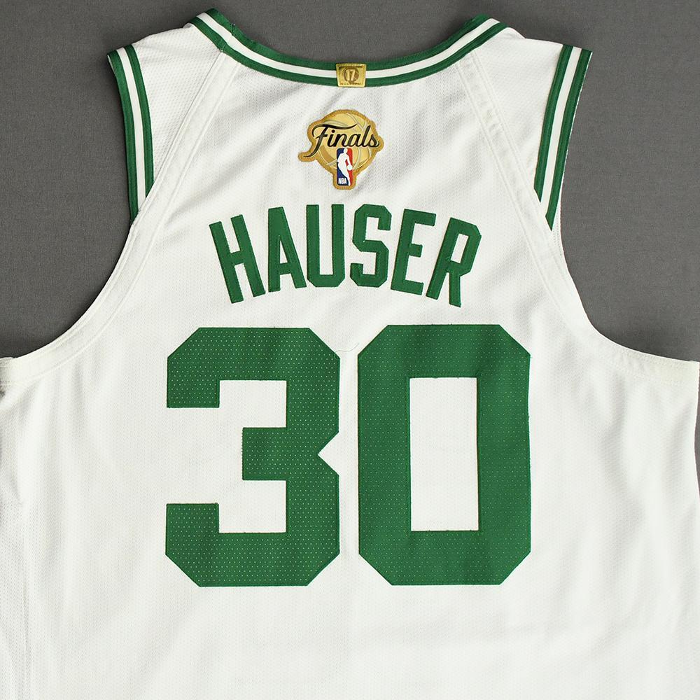 Sam Hauser Boston Celtics GameWorn Association Edition Jersey 2022 NBA Finals Game 3