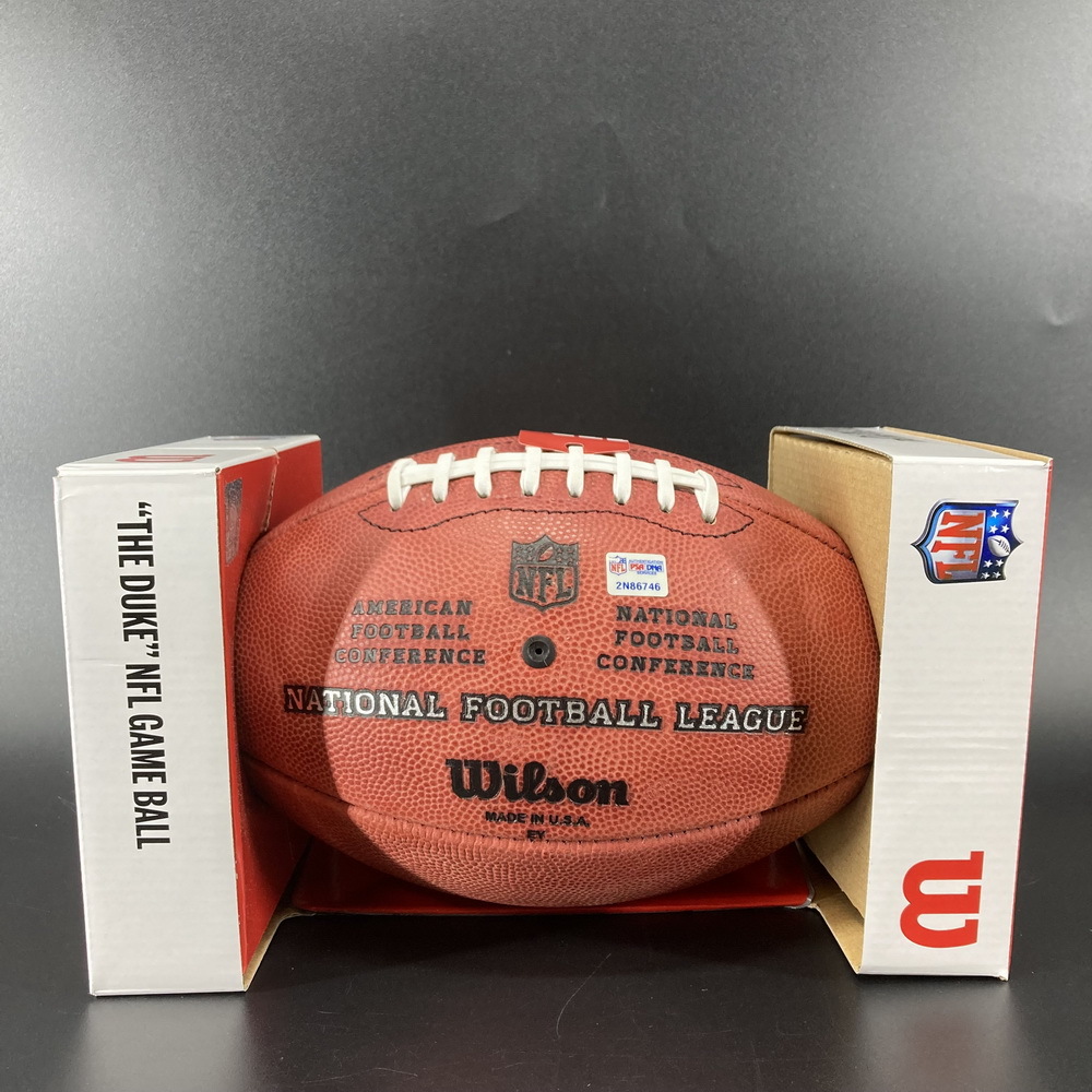 NFL Commanders Brian Robinson signed authentic football The official auction site of the