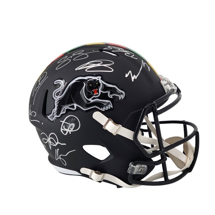 Photo of NRL Penrith Panthers 2025 Vegas Team Signed Helmet #48