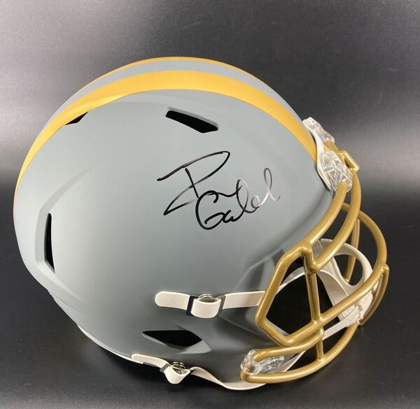 NFL - Browns Dillon Gabriel Signed Slate Replica Speed Helmet