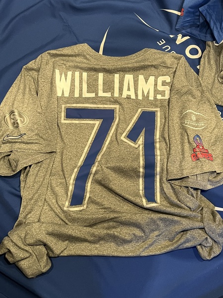Pro Bowl Games - Niners Trent Wiliiams Practice Worn Shirt - Worn 2.2.26