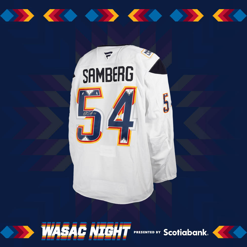 Dylan Samberg #54 Team Issued Limited Edition Autographed WASAC Jersey