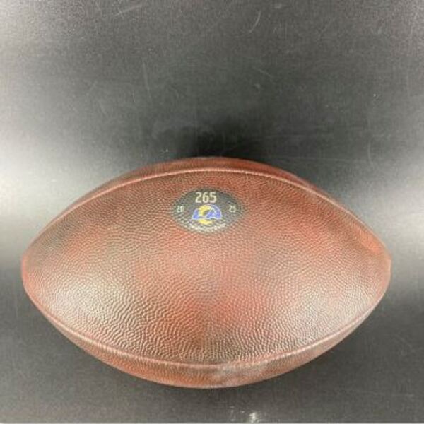 Crucial Catch - Rams Game Used Football (9/072025) Numbered 265 Next Gen...