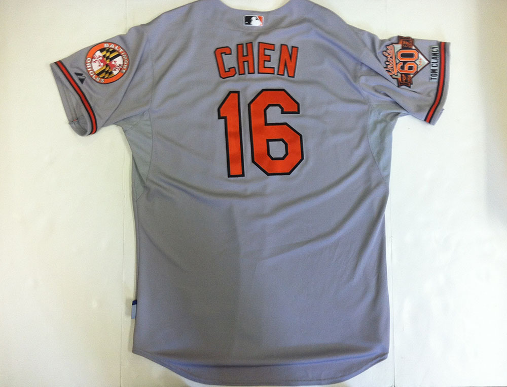 Orioles Authentics: Wei-Yin Chen - Game-Used Jersey (HZ294958