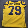 STS - Rams Rob Havenstein Historic Monday Night Game Used Jersey Size 42 (11/19/18)