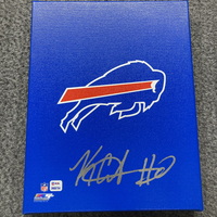 NFL - Bills Keon Coleman Signed 11x14 Canvas Print