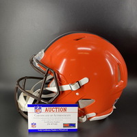 NFL - Browns David Bell Signed Authentic Speed Helmet