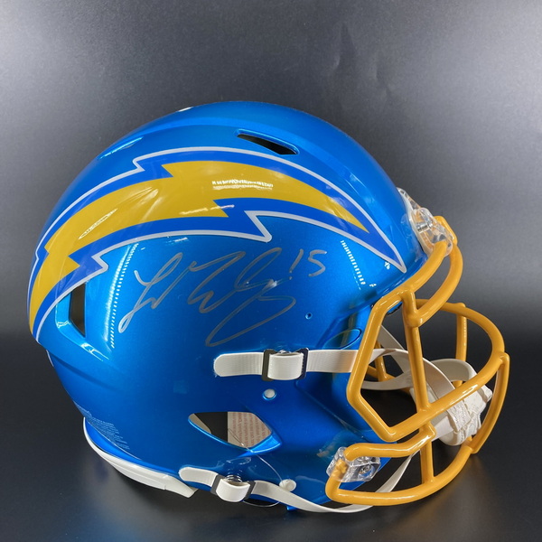 NFL - Chargers Ladd McConkey Signed Authentic Flash Speed Helmet