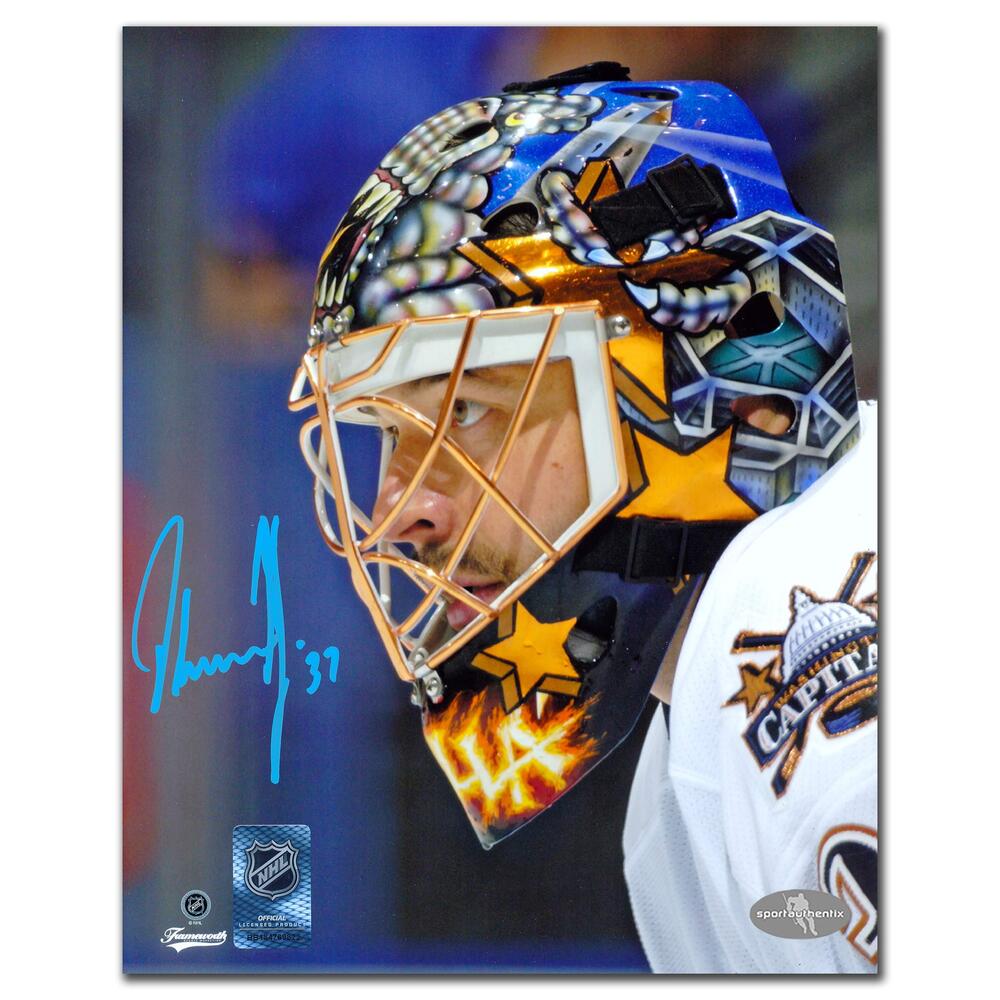 Olaf Kolzig Washington Capitals Close Up Autographed 8x10