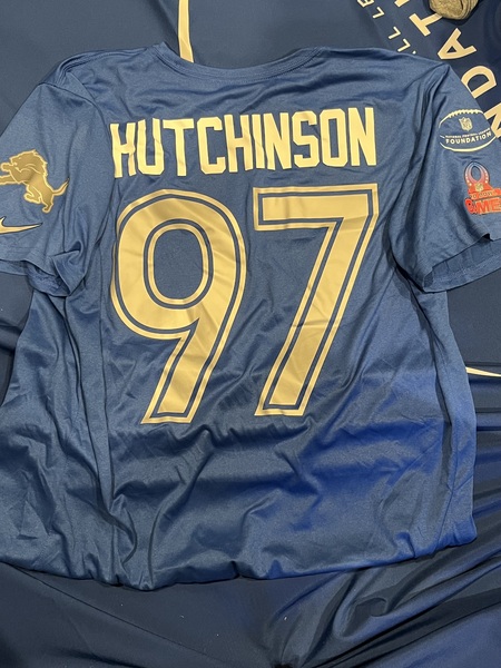 Pro Bowl Games - Lions Aidan Hutchinson Practice Worn Shirt - Worn 2.2.26