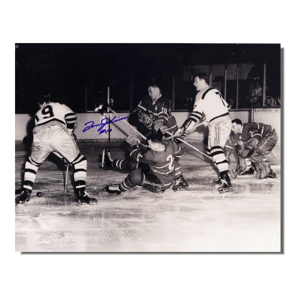 Tom Johnson (deceased) Autographed Montreal Canadiens 8x10 Photo