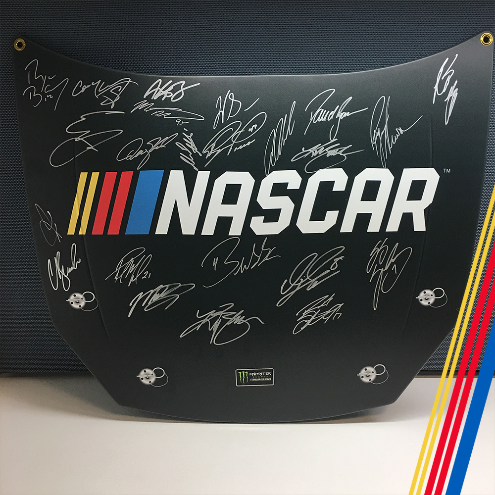 NASCAR MENCS Autographed Hood!