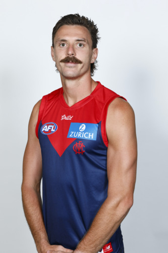 Photo of 2025 Melbourne Demons Retro Gather Round Blue Guernsey - Jake Lever #8