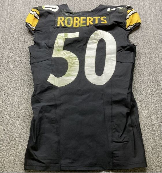STS - Steelers Elandon Roberts Game Used Jersey (11/17/24) Size 42