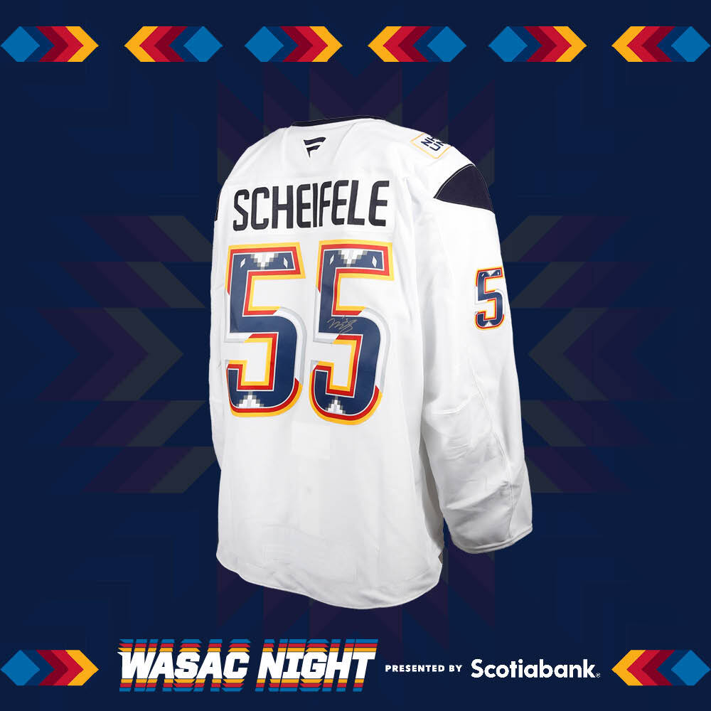 Mark Scheifele #55 Team Issued Limited Edition Autographed WASAC Jersey