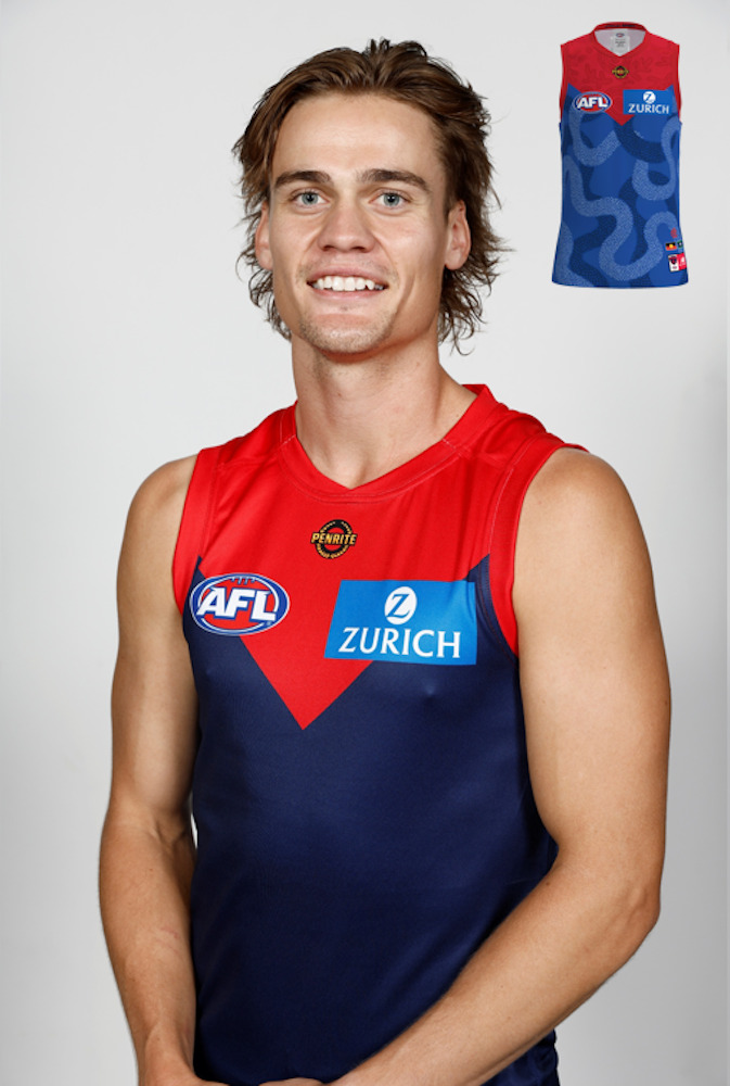 Melbourne Demons 2026 Indigenous Guernsey - Trent Rivers #24