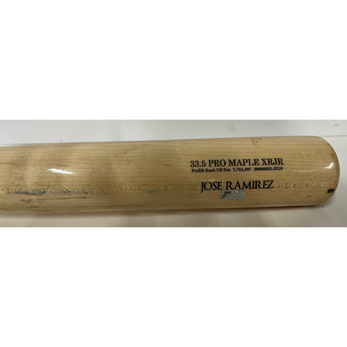Team Issued Bat - Old Hickory, Jose Ramirez Model