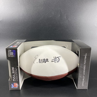 Jets - Elijah Moore Signed Panel Ball With Jets Logo